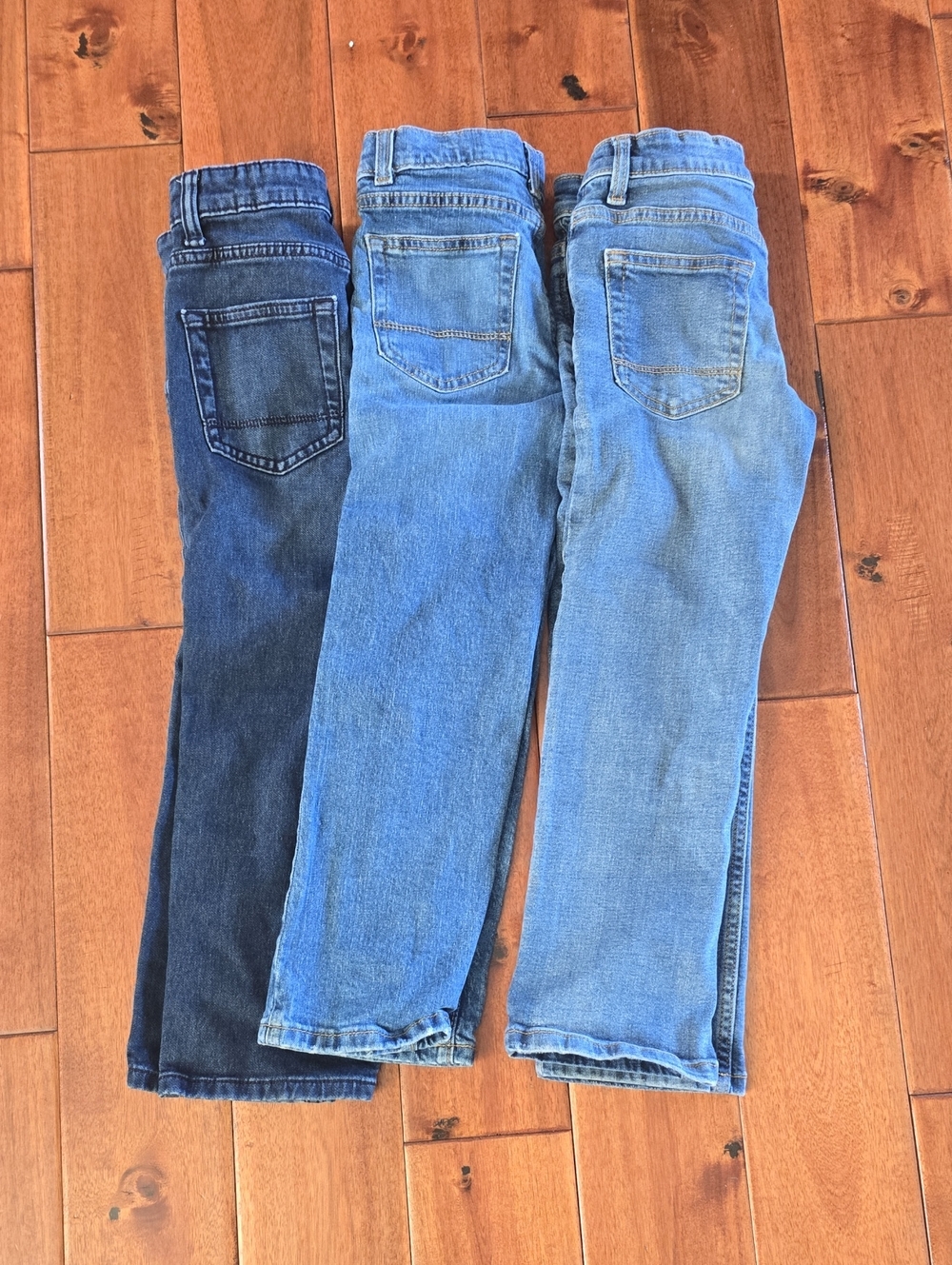 Cat & Jack Kids Denim Jeans Trio - Dark, Medium & Light Blue